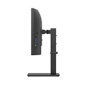 LG 34'' UltraWide QHD Curved IPS Monitor with Built-in FHD webcam and USB Type-C™, side view, 34BA85QE, thumbnail 5