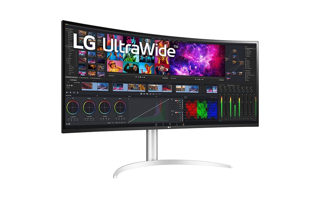 LG 39.7'' Curved UltraWide® 5K2K Nano IPS Monitor with Thunderbolt™ 4 Connectivity, +15 degree side view, 40BP95C, thumbnail 3