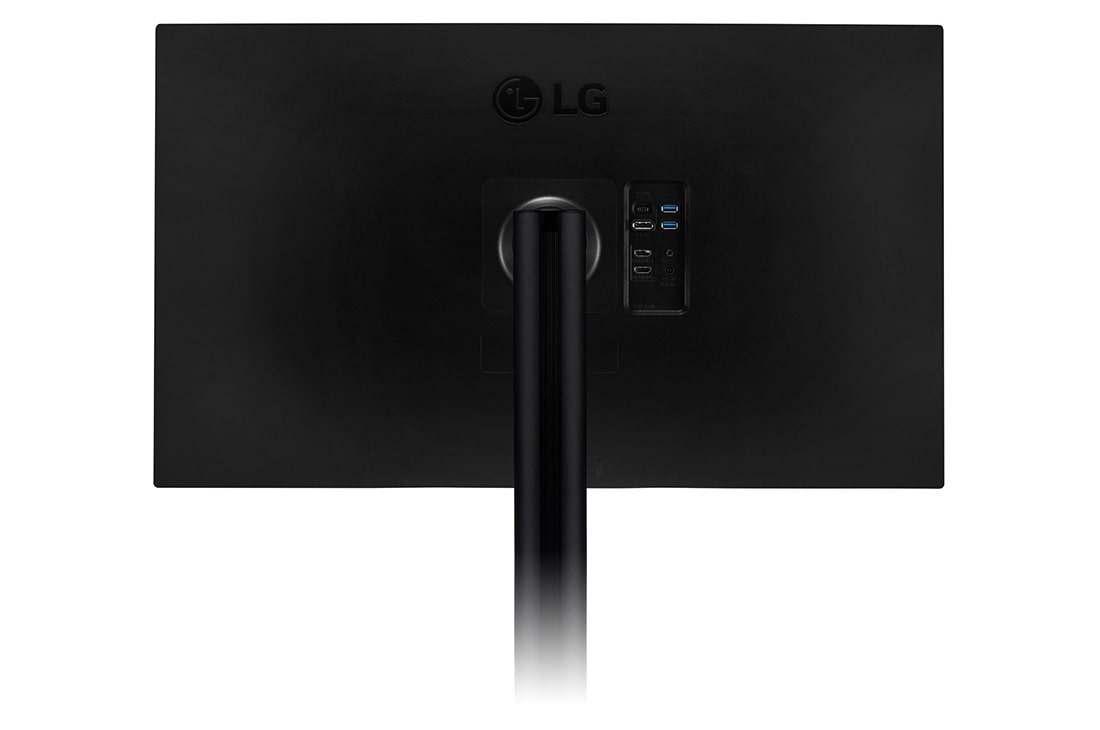 LG 31.5'' UHD 4K Ergo IPS Monitor with USB Type-C™, Rear Side View Monitor Arm Stretched On The Center, 32BN88UK, thumbnail 13
