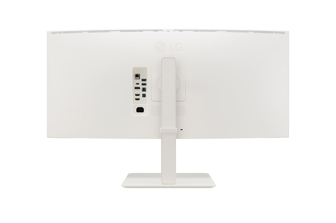 LG 38'' UltraWide™ QHD+ (3840x1600) Curved monitor, rear view, 38BR85QC, thumbnail 6