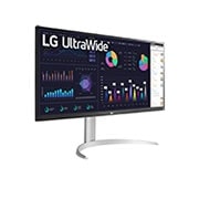 LG 34'' 21:9 UltraWide™ Full HD IPS Monitor with AMD FreeSync™, perspective view, 34BQ650, thumbnail 4