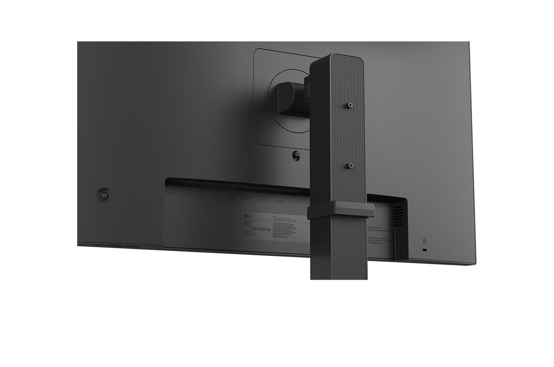LG 27” Full HD IPS Monitor with Built-in FHD webcam and USB Type-C™, close-up view of the backside, 27BA850, thumbnail 11