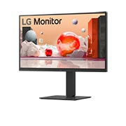 LG 27” Full HD IPS Monitor with Built-in FHD webcam and USB Type-C™, -15 degree side view, 27BA850, thumbnail 4