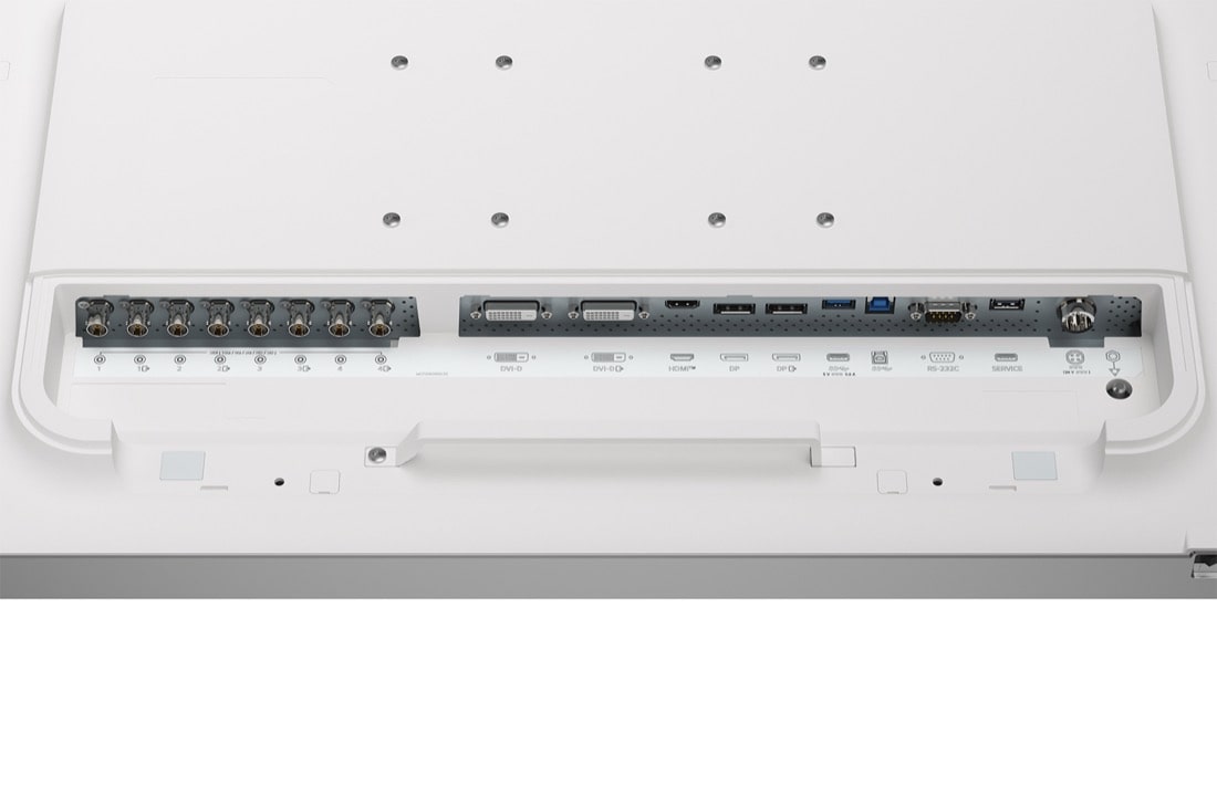 LG 27-inch 4K Mini-LED surgical monitor, port close up view, 27HS714S, thumbnail 16