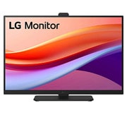 LG 24” 16:10 WUXGA (1920x1200) IPS monitor, front view with low height, 24BA55W, thumbnail 4