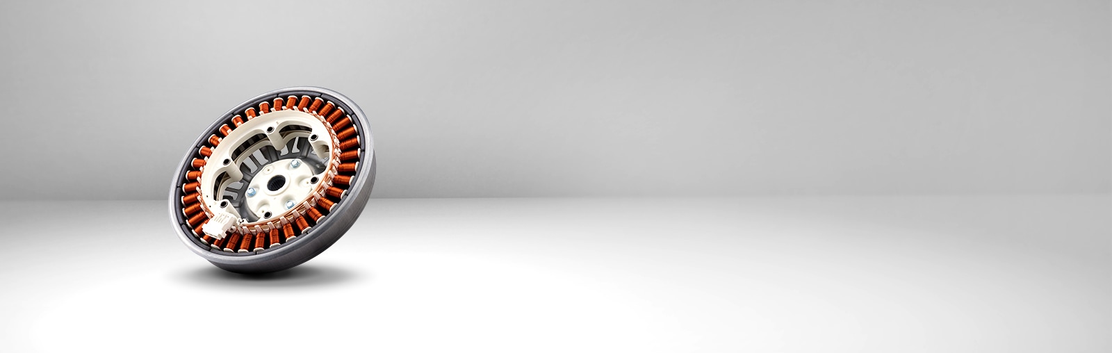 Direct Drive BLDC Motor is in the gray gradient background