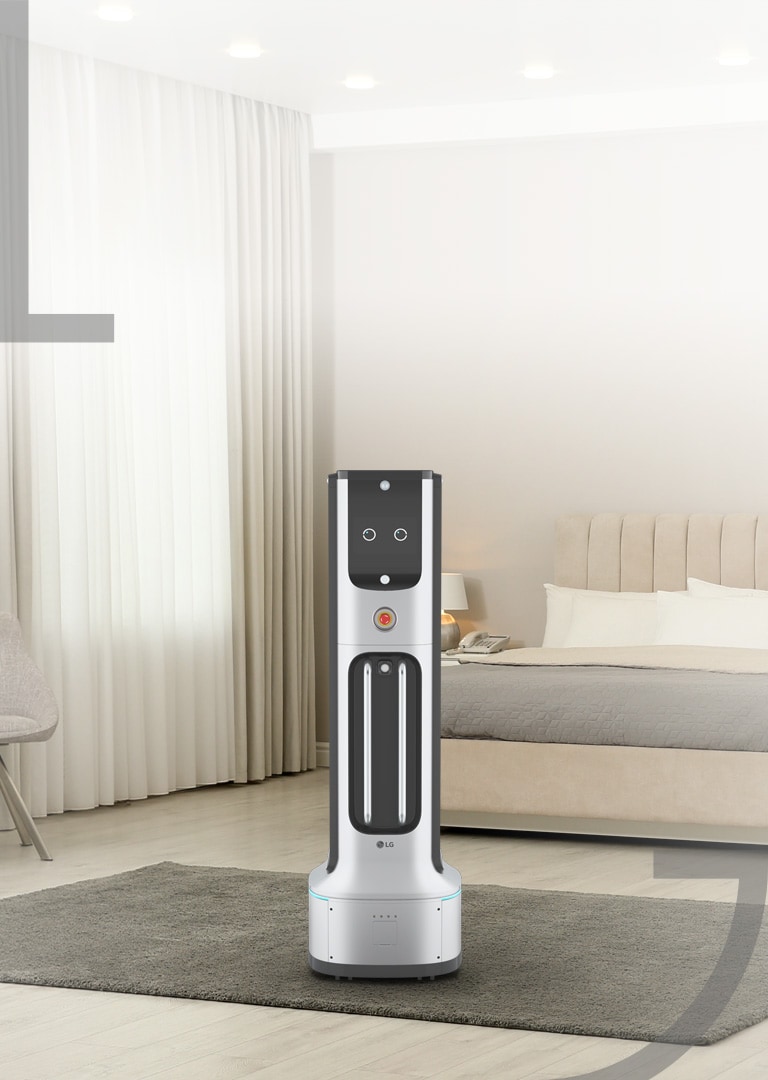 The powerful disinfection function of CLOi UV-C Bot creates a pleasant environment without worrying about infection.