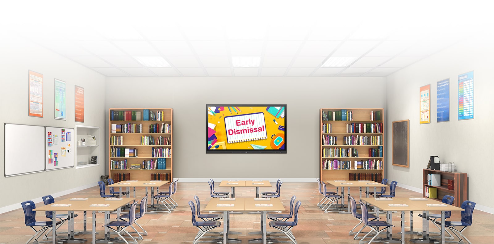 Manage The Displays on Schools Anywhere, Anytime More Efficiently1