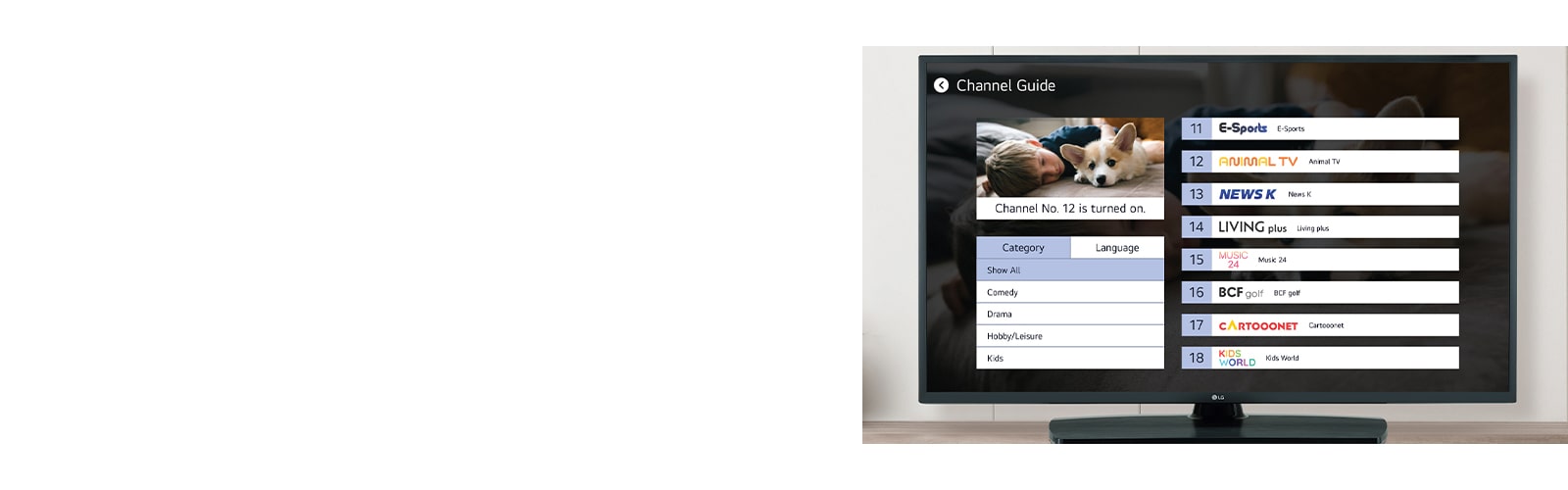 This image shows hotel guests streaming content from their smartphone to the in-room hotel TV.