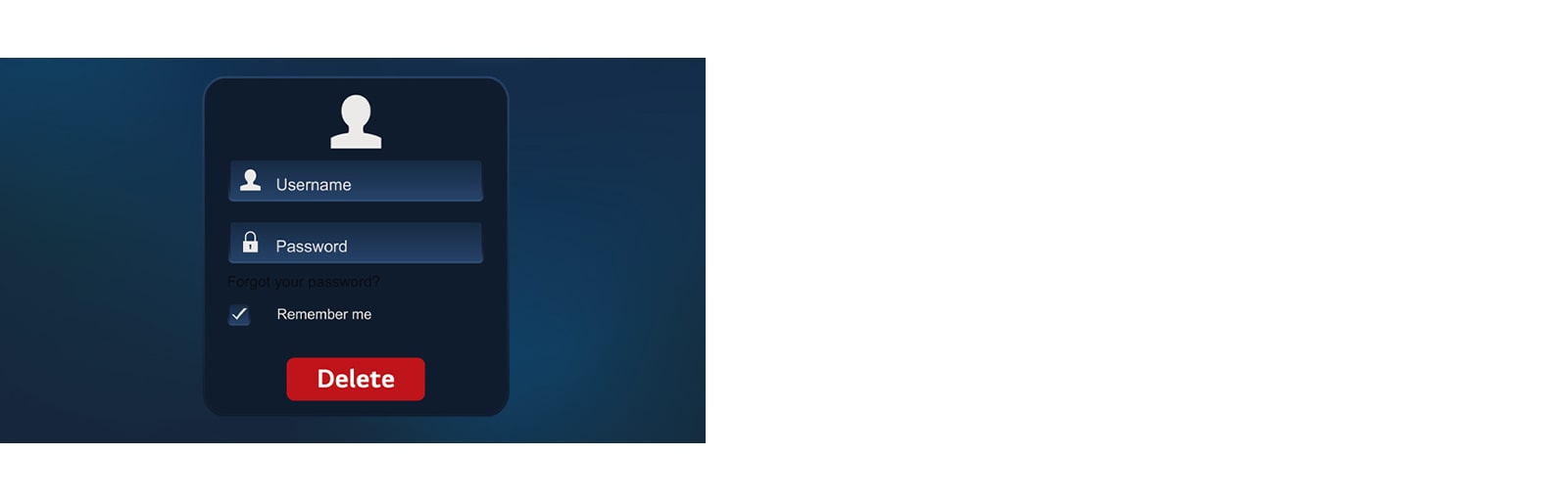 This is an abstract image depicting the login screen, indicating that the user has been automatically logged out.