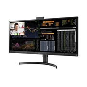 LG 34'' UltraWide™ All-in-One Thin Client,  -15 degree side view, 34CN650W, thumbnail 12