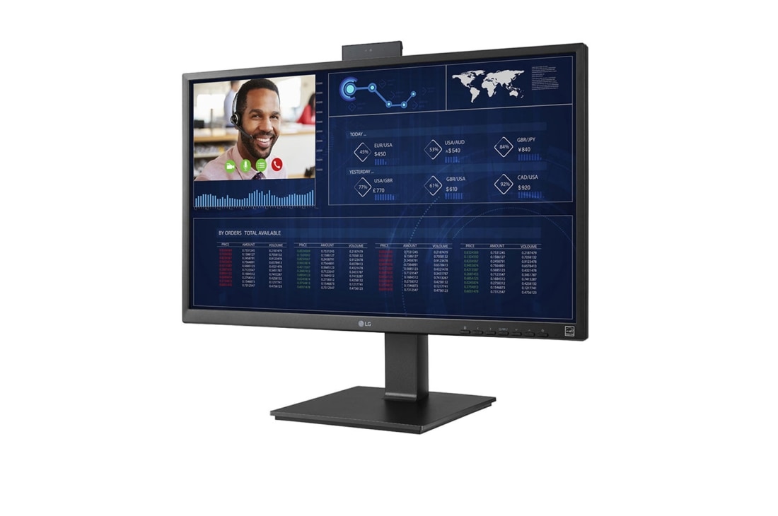 LG 27'' Full HD All-in-One Thin Client,  -15 degree side view, 27CN650N, thumbnail 4