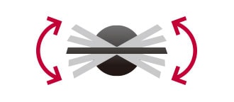 The monitor offering swivel adjustment