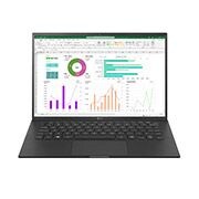 LG 14” Mobile Thin Client with 16:10 IPS Display, Front view with keyboard, 14ZT90P-G-AX32G, thumbnail 2