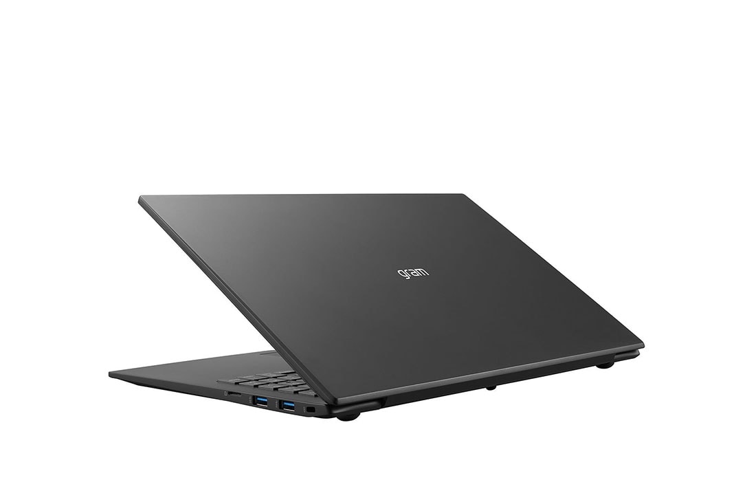 LG 15.6” Mobile Thin Client with IPS Display, +30 degree rear view and cover half open, 15ZT90P-G-AX32G, thumbnail 8