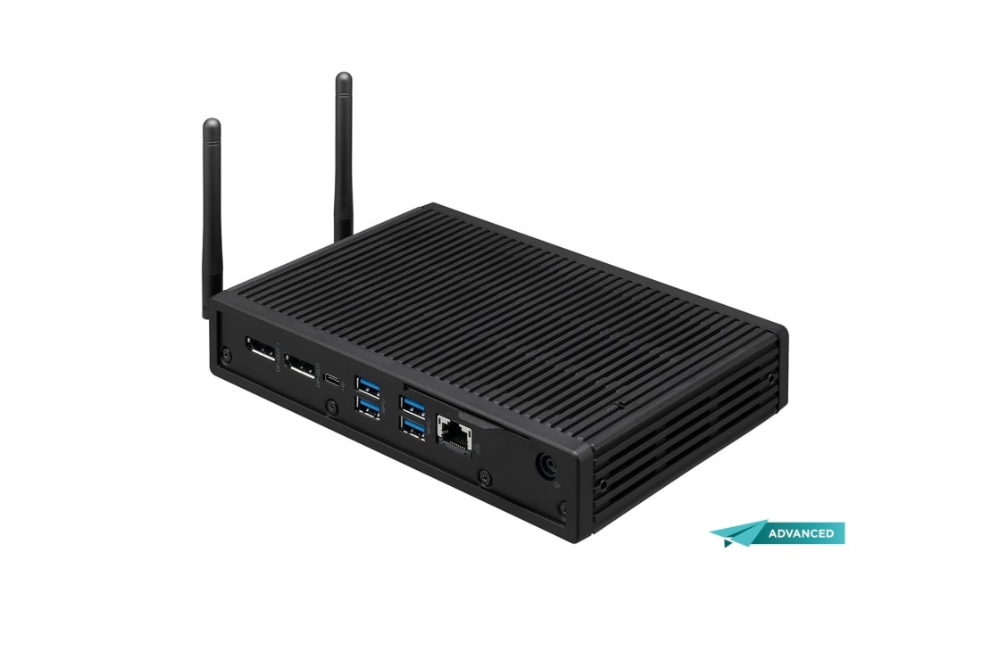LG Desktop Thin Client, -15 degree side view, CL600I