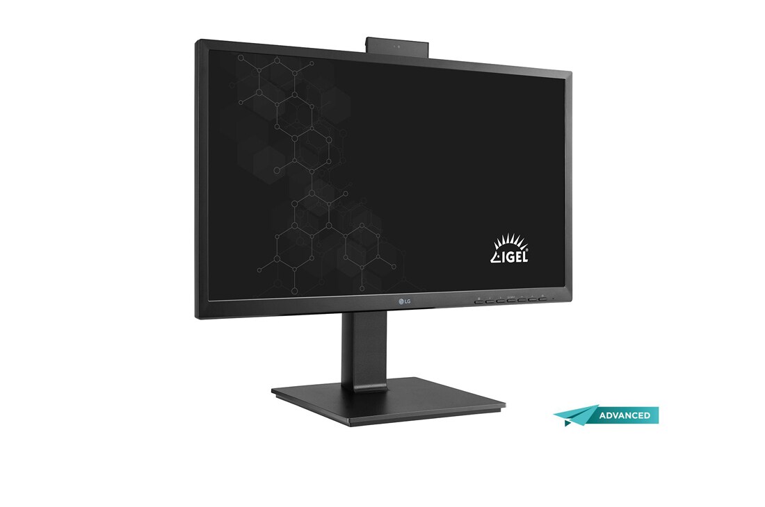 LG 23.8'' Full HD All-in-One Thin Client, +15 degree side view with pop-up Full HD webcam, 24CN650I, thumbnail 6