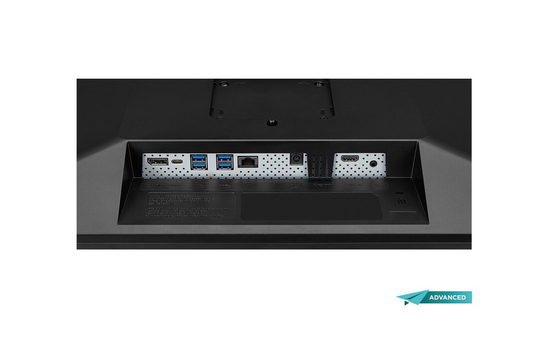 LG 23.8'' Full HD All-in-One Thin Client, close-up view of ports, 24CN650I, thumbnail 12