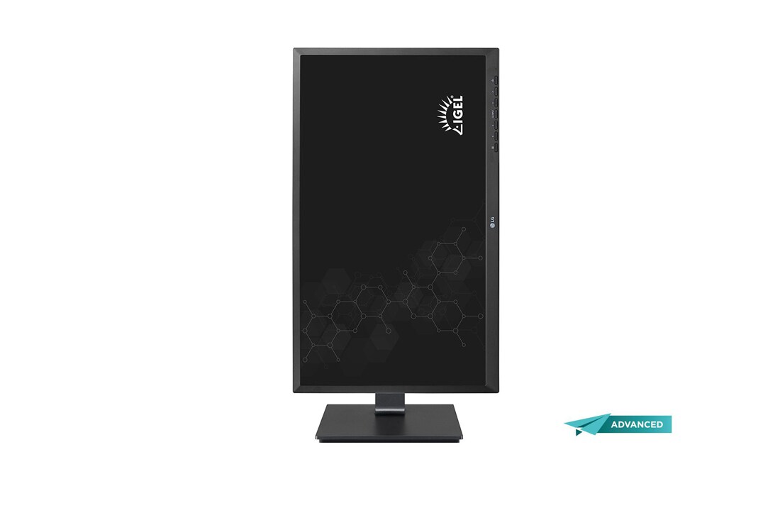LG 23.8'' Full HD All-in-One Thin Client, front view of the screen pivoting +90 degrees, 24CN650I, thumbnail 14