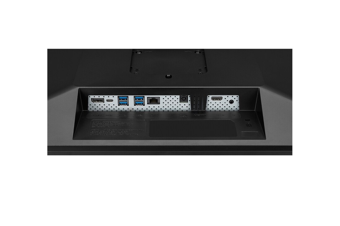LG 23.8'' Full HD All-in-One Thin Client, close-up view of ports, 24CQ650W, thumbnail 12