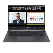 LG 16” Mobile Thin Client with 16:10 IPS Display, Front view with keyboard, 16UT70Q (Non-OS), thumbnail 1