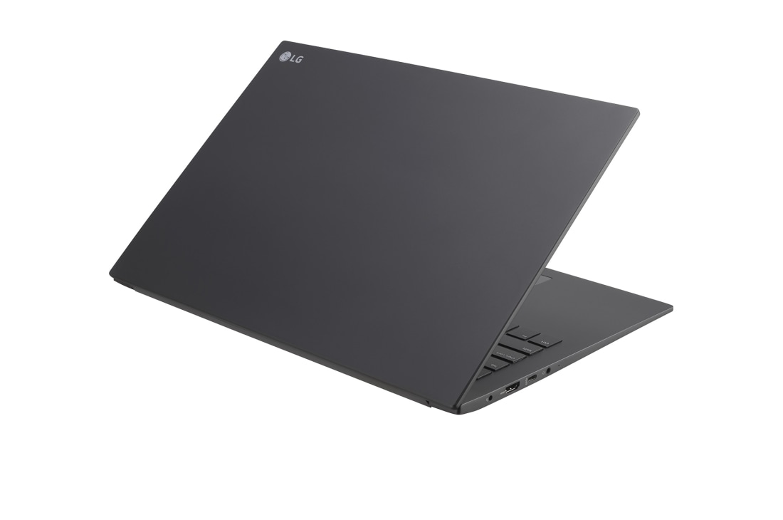 LG 16” Mobile Thin Client with 16:10 IPS Display, -30 degree rear view and cover half open, 16UT70Q (Non-OS), thumbnail 14