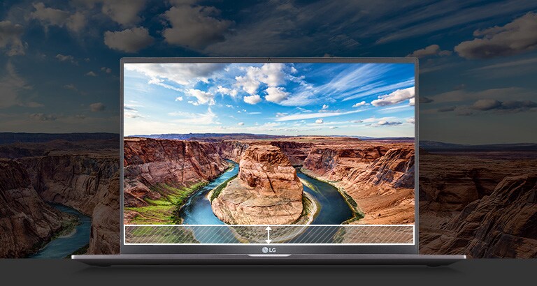 16:10 Large Screen allows you to see more information on a page - 11% more screen real estate compared to 16:9 ratio.