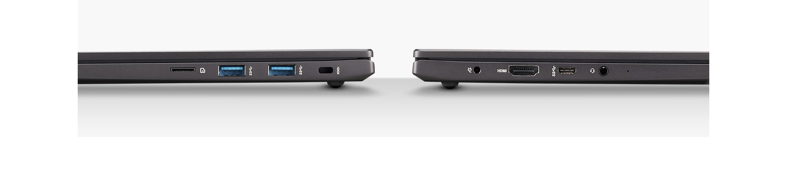 It shows various ports of the side part.