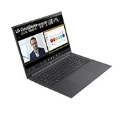 LG 16” Mobile Thin Client with 16:10 IPS Display, +30 degree side view and cover open, 16UT70Q (Window OS), thumbnail 4