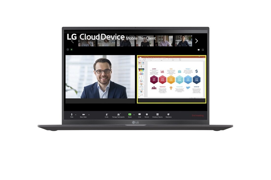 LG 16” Mobile Thin Client with 16:10 IPS Display, Front view, 16UT70Q (Window OS), thumbnail 2
