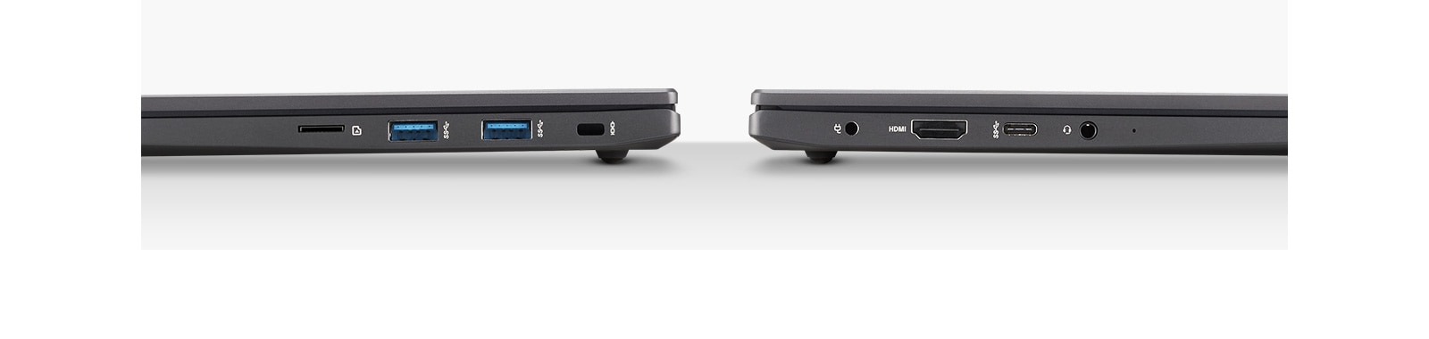 It shows various ports of the side part.