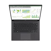 LG 14” Mobile Thin Client with 16:10 IPS Display, Top view and cover open, 14UT70Q (Window OS), thumbnail 15