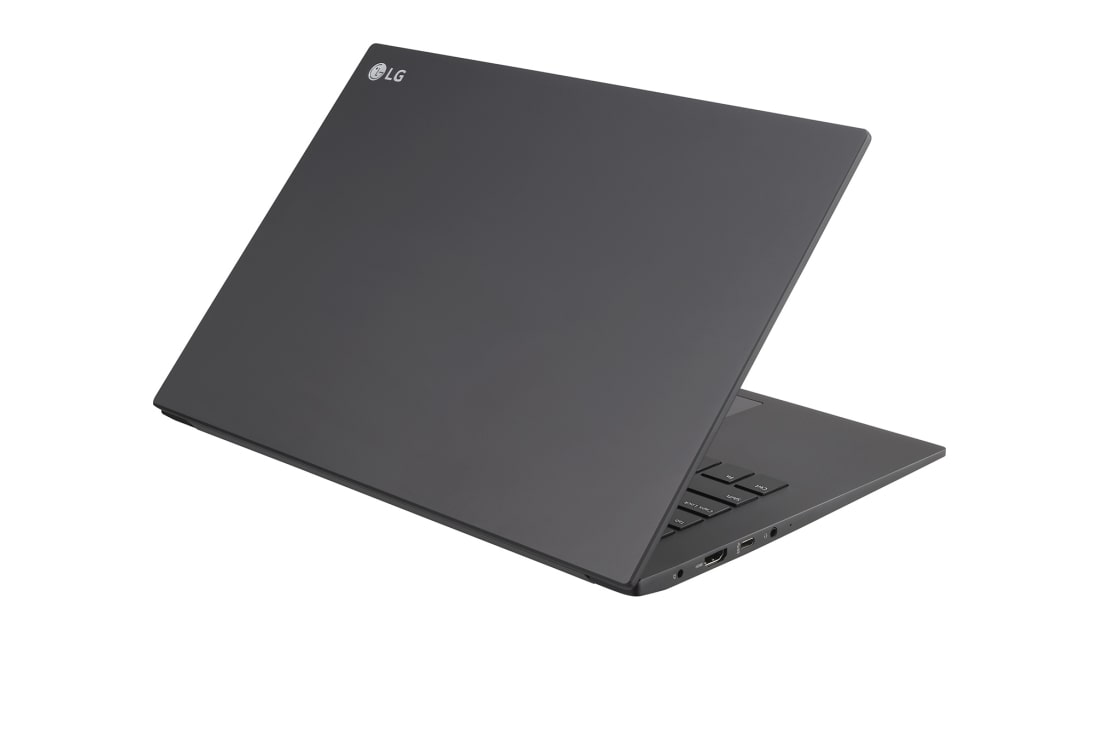 LG 14” Mobile Thin Client with 16:10 IPS Display, -30 degree rear view and cover half open, 14UT70Q (Window OS), thumbnail 13
