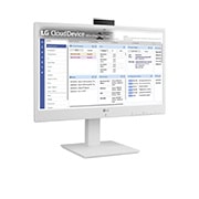 LG 24'' All-in-One Thin Client for Healthcare with Webcam & Speaker,  +15 degree side view, 24CR671N, thumbnail 5