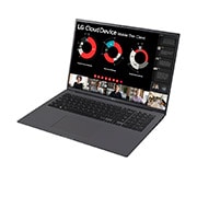 LG 17'' Mobile Thin Client with 16:10 IPS display, -30 degree side view and cover open, 17ZT90R, thumbnail 4