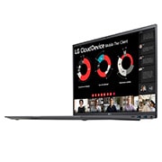 LG 17'' Mobile Thin Client with 16:10 IPS display, -30 degree side view and cover open, 17ZT90R, thumbnail 7