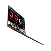 LG 17'' Mobile Thin Client with 16:10 IPS display, Left side view with low angle and cover open, 17ZT90R, thumbnail 17