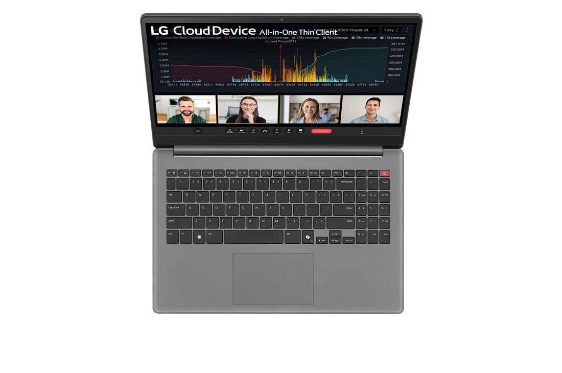 LG 15'' Mobile Thin Client with IPS display, +15 degree side view, 15UT50T, thumbnail 3