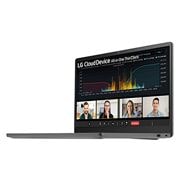 LG 15'' Mobile Thin Client with IPS display, close-up view of the rear emblem, 15UT50T, thumbnail 12