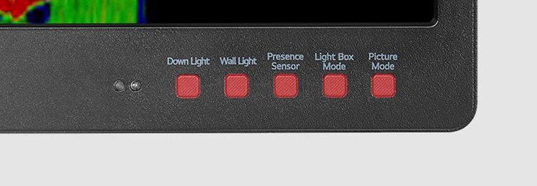 The 5 Hot Keys make changing between screen modes easier and more intuitive than operation through an OnScreen menu.	