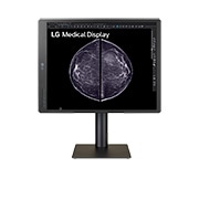 LG 21.3-inch 5MP IPS Diagnostic Monitor for Mammography, front view of the screen pivoting -90 degrees, 21HQ613D, thumbnail 10