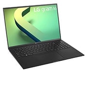 LG gram 16'' Ultra-lightweight with 16:10 IPS Anti glare Display and Intel® Evo 12th Gen. Processor, +30 degree side view and cover open, 16Z90Q, thumbnail 3