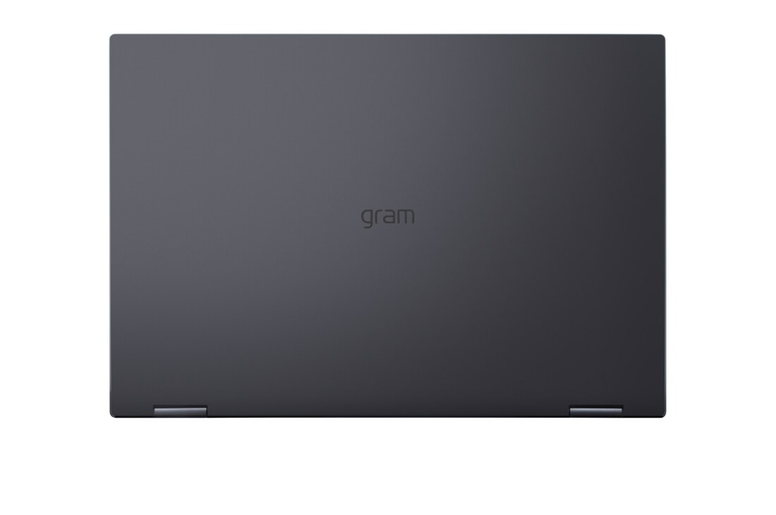 LG gram 2-in-1 Ultra-Lightweight with 14” 16:10 IPS Display with LG Glance by Mirametrix®, Top view and cover closed, 14T90Q, thumbnail 14