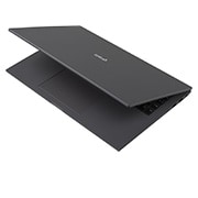 LG gram 16'' Ultra-lightweight with 16:10 IPS Anti glare Display and Intel® Evo 13th Gen. Processors, -30  degree side view and cover half open, 16Z90R, thumbnail 9