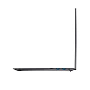 LG gram 16'' Ultra-lightweight with 16:10 IPS Anti glare Display and Intel® Evo 13th Gen. Processors, Left side view and cover open, 16Z90R, thumbnail 11