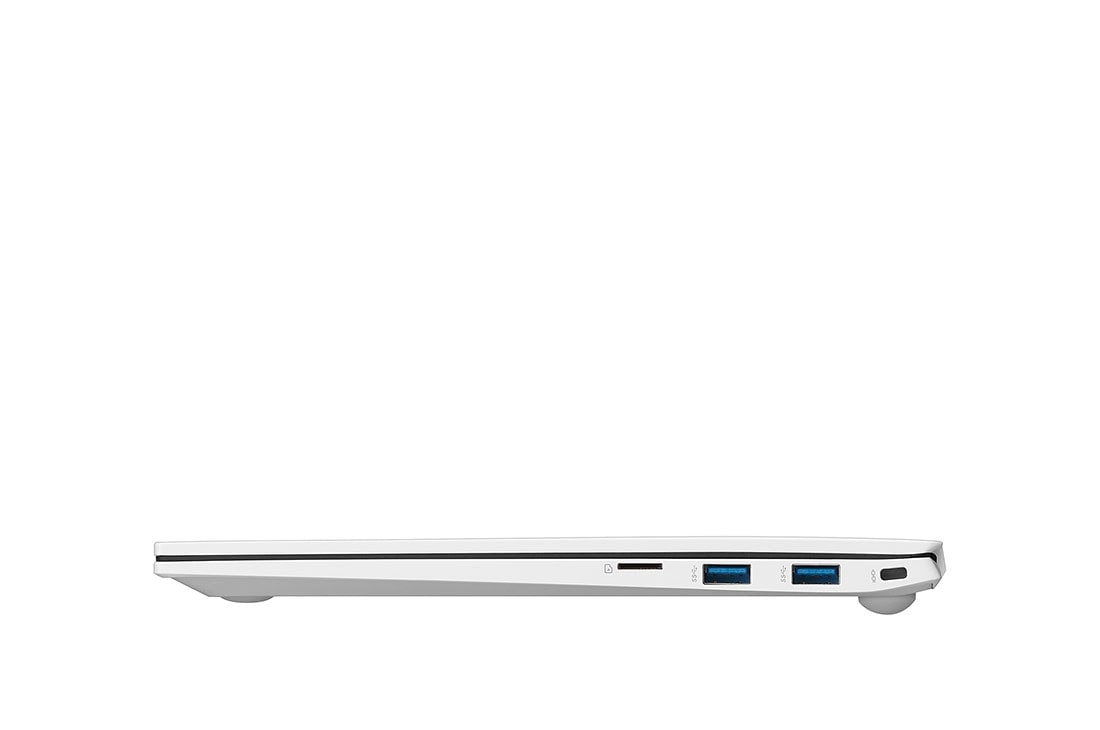 LG gram Ultra-Lightweight with 14” 16:10 IPS Display and Intel® Evo™ platform, Left side view and cover closed, 14ZB90R, thumbnail 10