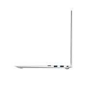 LG gram Ultra-Lightweight with 14” 16:10 IPS Display and Intel® Evo™ platform, Left side view and cover open, 14ZB90R, thumbnail 11