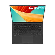 LG gram 14'' Ultra-lightweight with 16:10 IPS Anti glare Display and Intel vPro®, An Intel® Evo™ Design, Top view and cover open, 14Z90R-Q, thumbnail 15