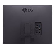 LG 27.6-inch 16:18 DualUp Monitor with USB Type-C™, close-up view of ports, 28MQ750, thumbnail 8