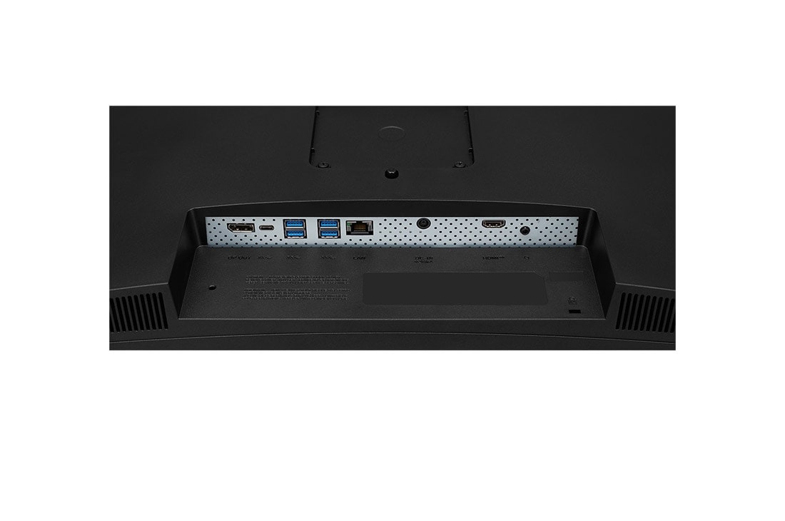 LG 34'' WQHD All-in-One Thin Client, close-up view of ports, 34CR651N-6N, thumbnail 12